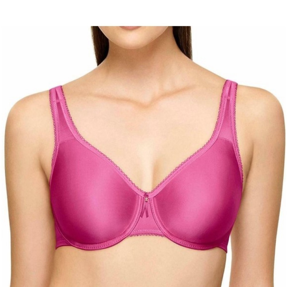 Wacoal Basic Beauty underwire Bra 34DDD fuschia pink